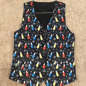 Festive Light Patterned Vest